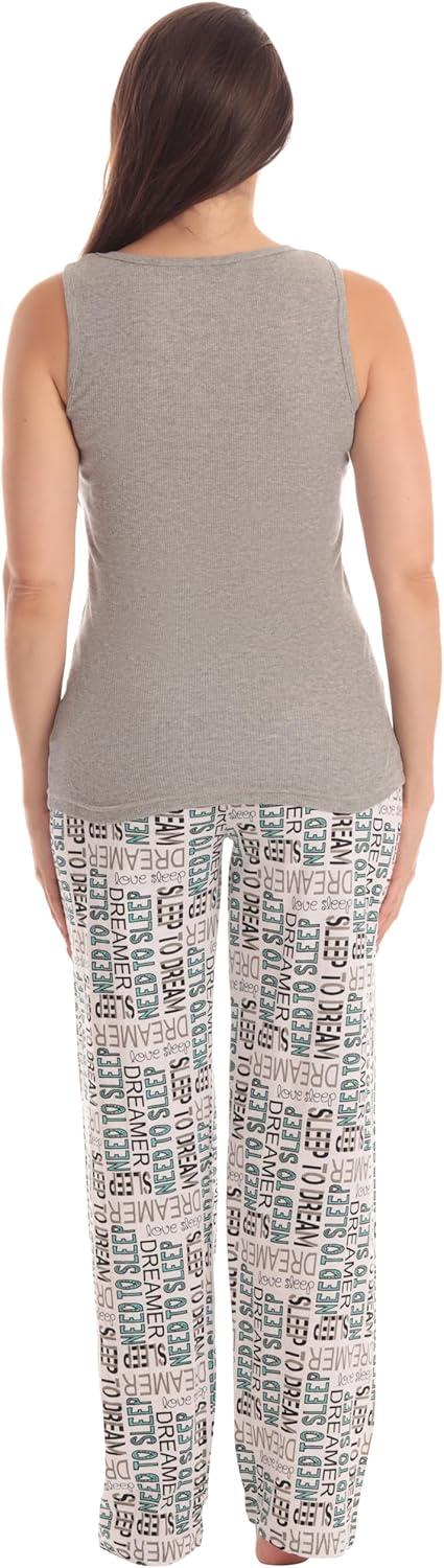 imageJust Love Womens Pajama Pant SetsGrey Sleep to Dream