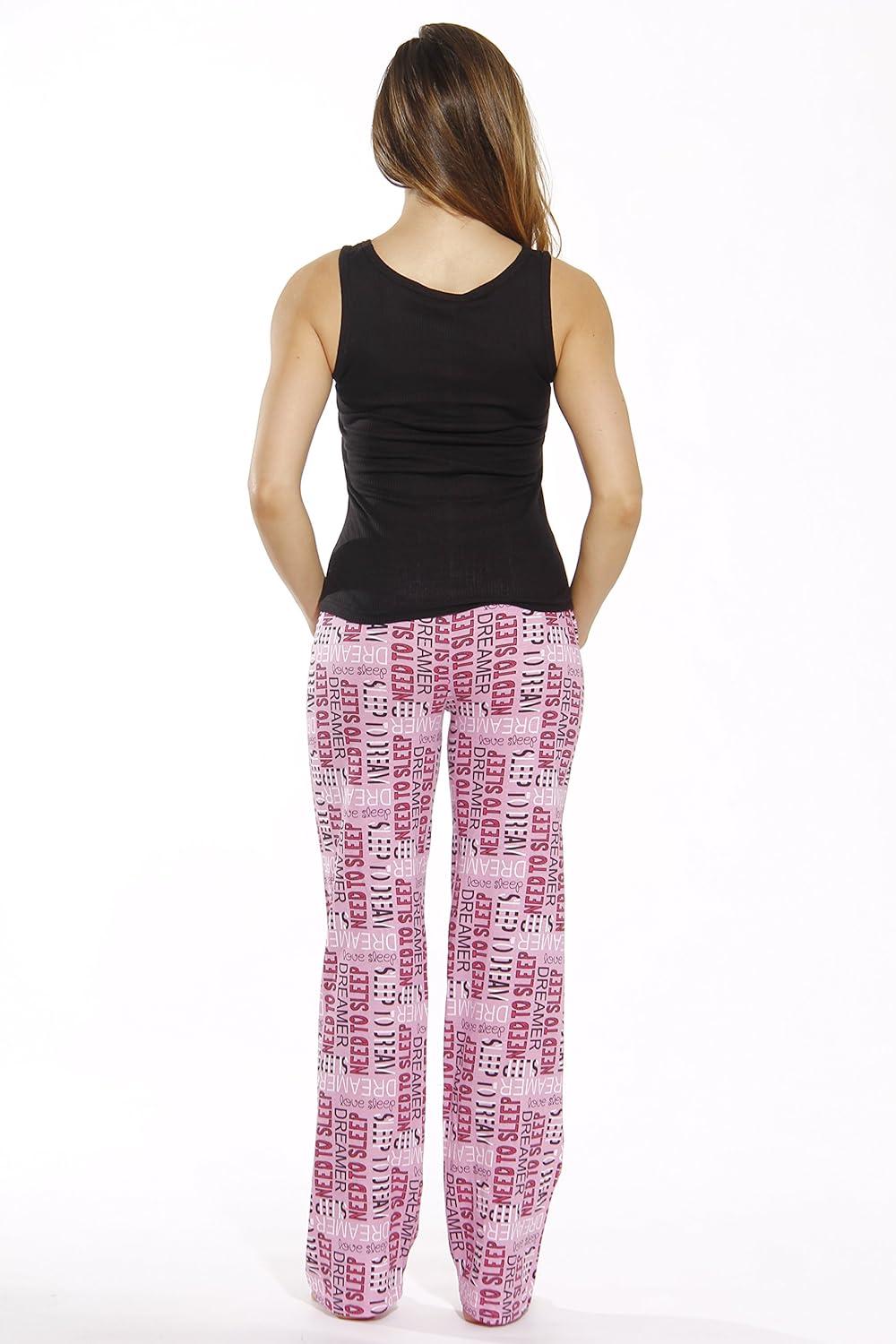imageJust Love Womens Pajama Pant SetsNeed to Sleep Pink