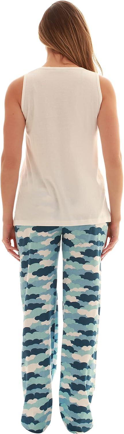 imageJust Love Womens Pajama Pant SetsWhite Nap Time Happy Hour