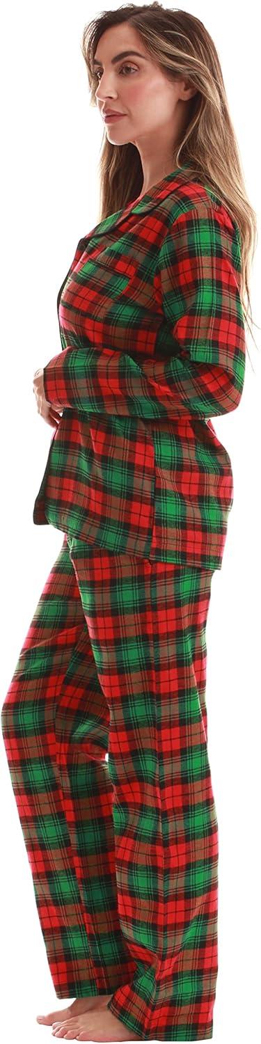 imageJust Love Womens Pajama SetMulti Xmas Plaid