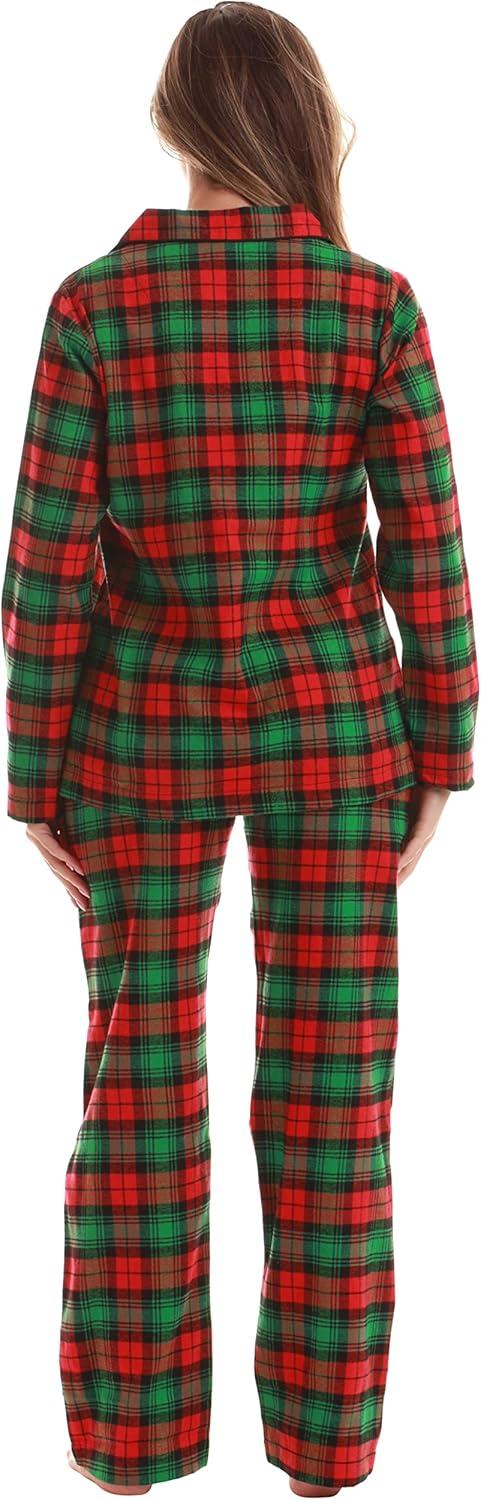 imageJust Love Womens Pajama SetMulti Xmas Plaid