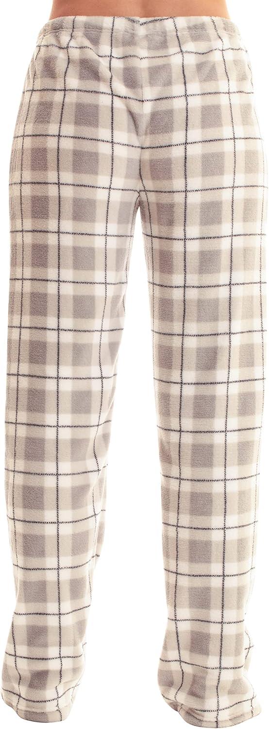 imageJust Love Womens Plush Pajama PantsGrey Plaid