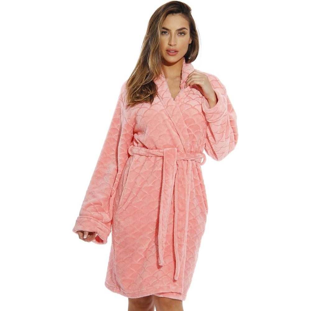 imageJust Love Kimono Robe Bath Robes for WomenCoral