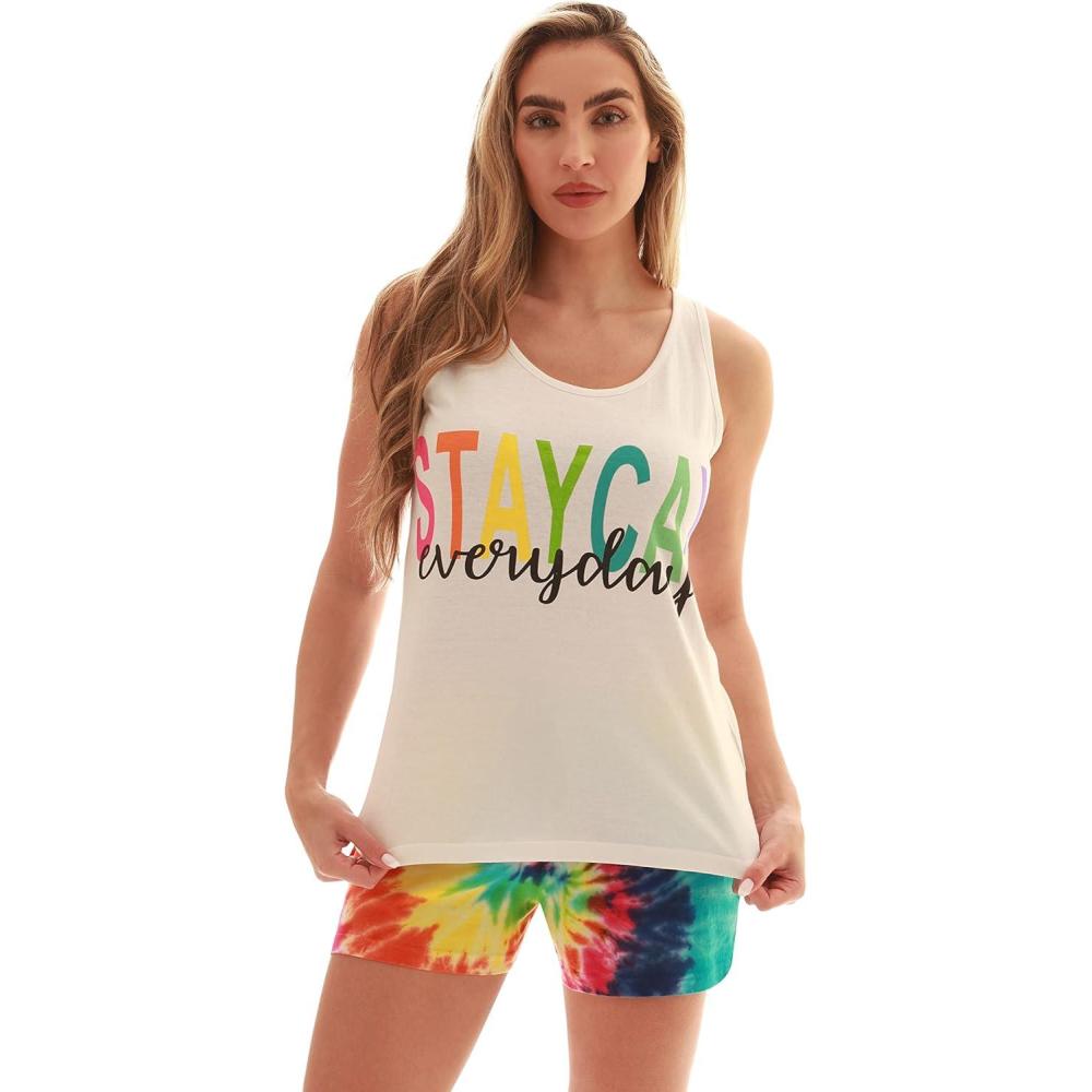 imageJust Love Sets Woman PajamasWhite Staycay