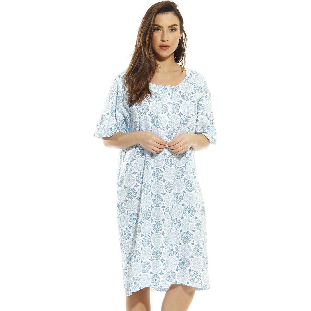 imageJust Love Short Sleeve NightgownFloral Medallion