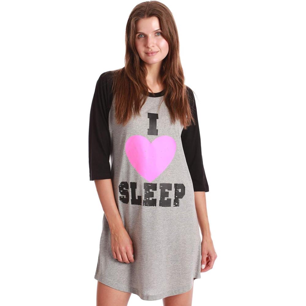 imageJust Love Sleep Dress for WomenGrey I Heart Sleep