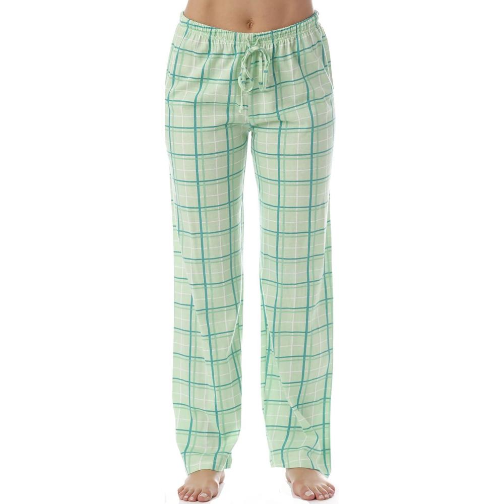 imageJust Love Women Plaid Pajama Pants SleepwearMint Plaid