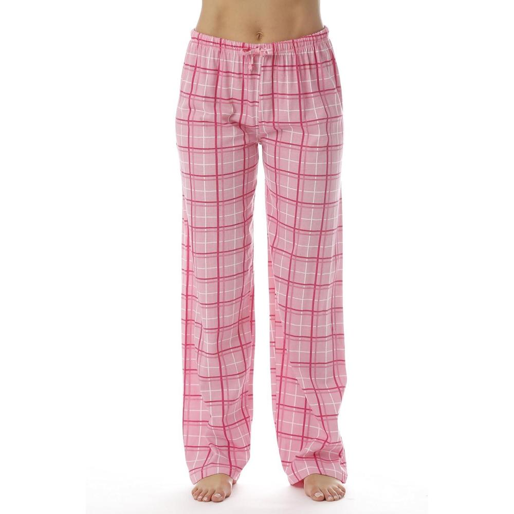 imageJust Love Women Plaid Pajama Pants SleepwearPink Plaid
