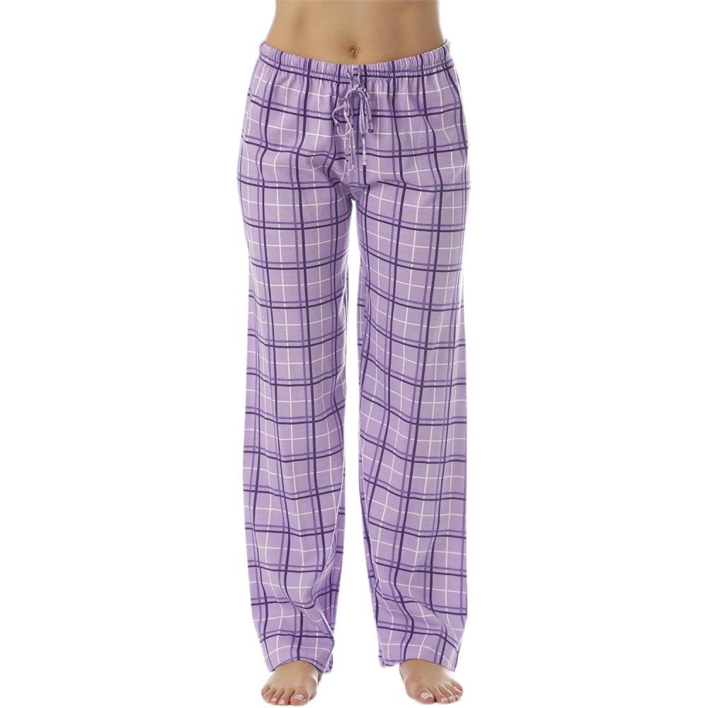 imageJust Love Women Plaid Pajama Pants SleepwearPurple Plaid