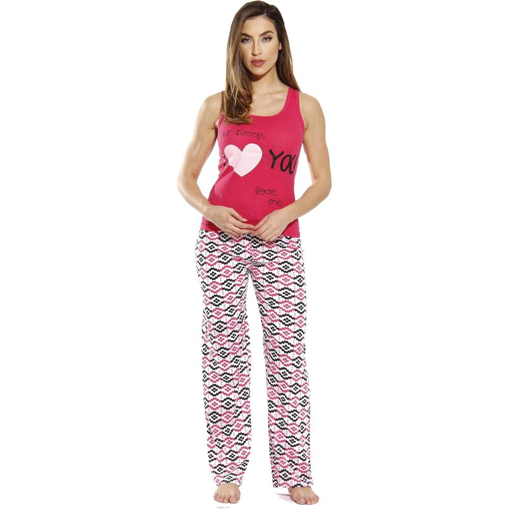 imageJust Love Womens Pajama Pant SetsTribal  Fuchsia