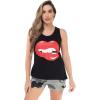 Black - Red Lips