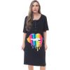 Black - Rainbow Lips