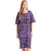 Tie Dye Black Purple