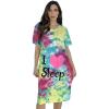 Tie Dye Bright Spotty