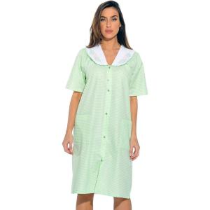 Dreamcrest Short Sleeve Duster Housecoat(Green)