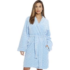 Just Love Kimono Robe Bath Robes for Women(Light Blue)