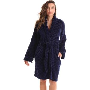 Just Love Kimono Robe Bath Robes for Women(Navy)