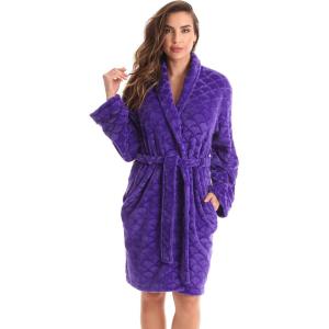 Just Love Kimono Robe Bath Robes for Women(Purple)
