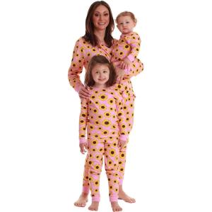 Just Love Mommy and Me Pajamas Set(Sunflower)