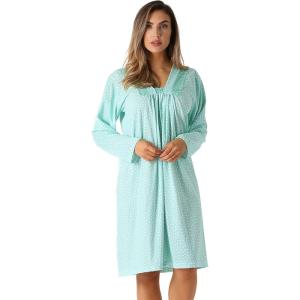 Just Love Nightgown Women Sleepwear Womans Pajamas(Mint Mini Hearts)
