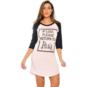 Just Love Sleep Dress for Women(Pink – Please Return to Paris)