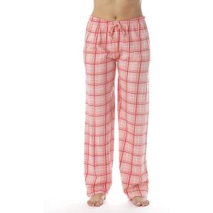Just Love Women Plaid Pajama Pants Sleepwear(Coral Plaid)