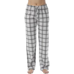Just Love Women Plaid Pajama Pants Sleepwear(Grey Plaid)