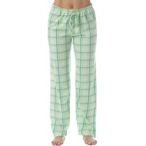 Just Love Women Plaid Pajama Pants Sleepwear(Mint Plaid)