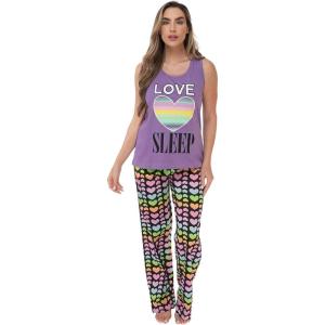 Just Love Womens Pajama Pant Sets(Love Sleep – Ombre)