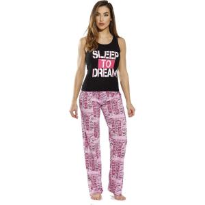 Just Love Womens Pajama Pant Sets(Need to Sleep – Pink)