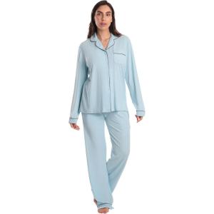 Just Love Womens Pajama Set(Solid Blue)