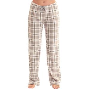 Just Love Women’s Plush Pajama Pants(Grey – Plaid)