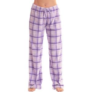 Just Love Women’s Plush Pajama Pants(Purple – Plaid)