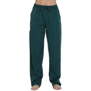 Just Love Women’s Solid Stretch Scrub Pants Nursing Uniform Cargo Work Bottoms(Hunter Green)