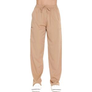 Just Love Women’s Solid Stretch Scrub Pants Nursing Uniform Cargo Work Bottoms(Khaki)