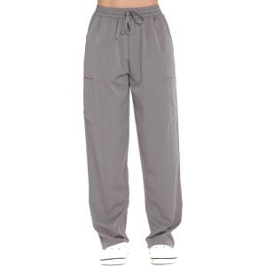 Just Love Women’s Solid Stretch Scrub Pants Nursing Uniform Cargo Work Bottoms(Light Grey)