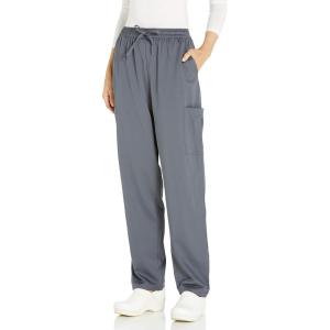 Just Love Women’s Solid Stretch Scrub Pants Nursing Uniform Cargo Work Bottoms(Steel Grey)