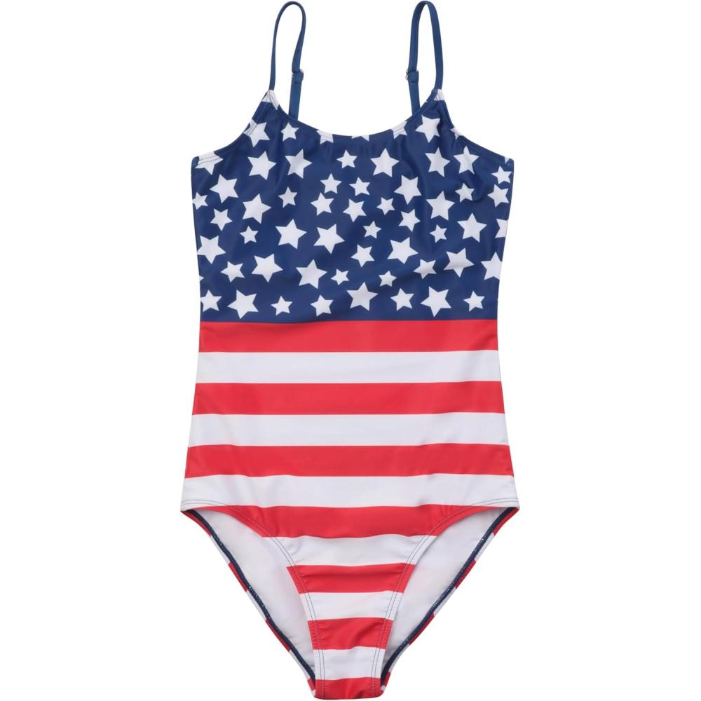 imageJust Love Girls One Piece Swimsuit UPF 50 Bathing Suit for KidsAmericana