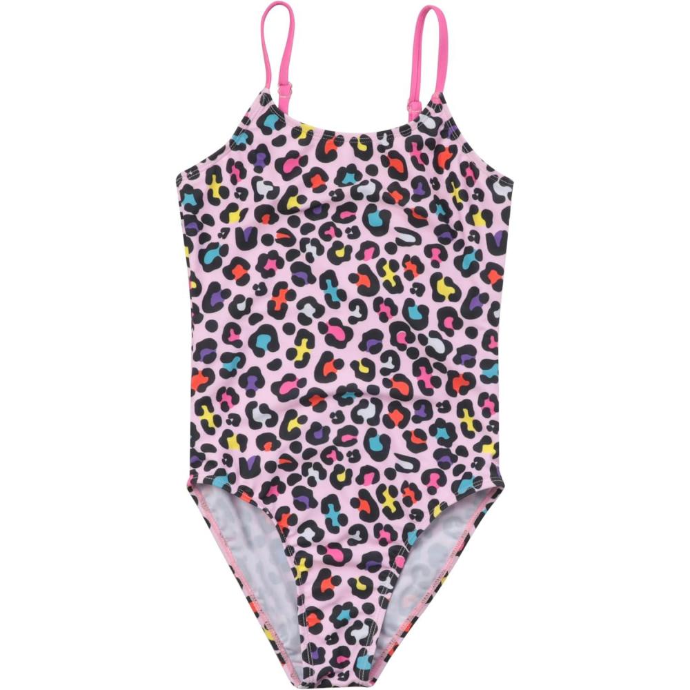 imageJust Love Girls One Piece Swimsuit UPF 50 Bathing Suit for KidsCheetah Print