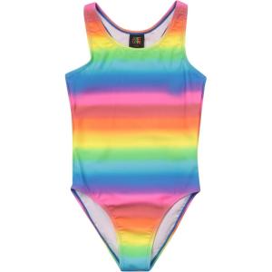 Just Love Girls’ One Piece Swimsuit – UPF 50+ Bathing Suit for Kids(Ombre Rainbow)