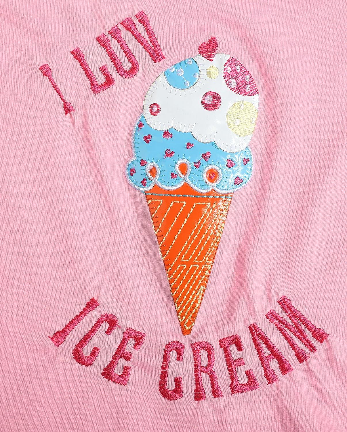 imageJust Love Two Piece Short Set Pack of 2Blue Ballerina Pink Ice Cream