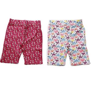 Just Love Girls Bermuda Shorts (Pack of 2)(Hearts / Fuchsia)