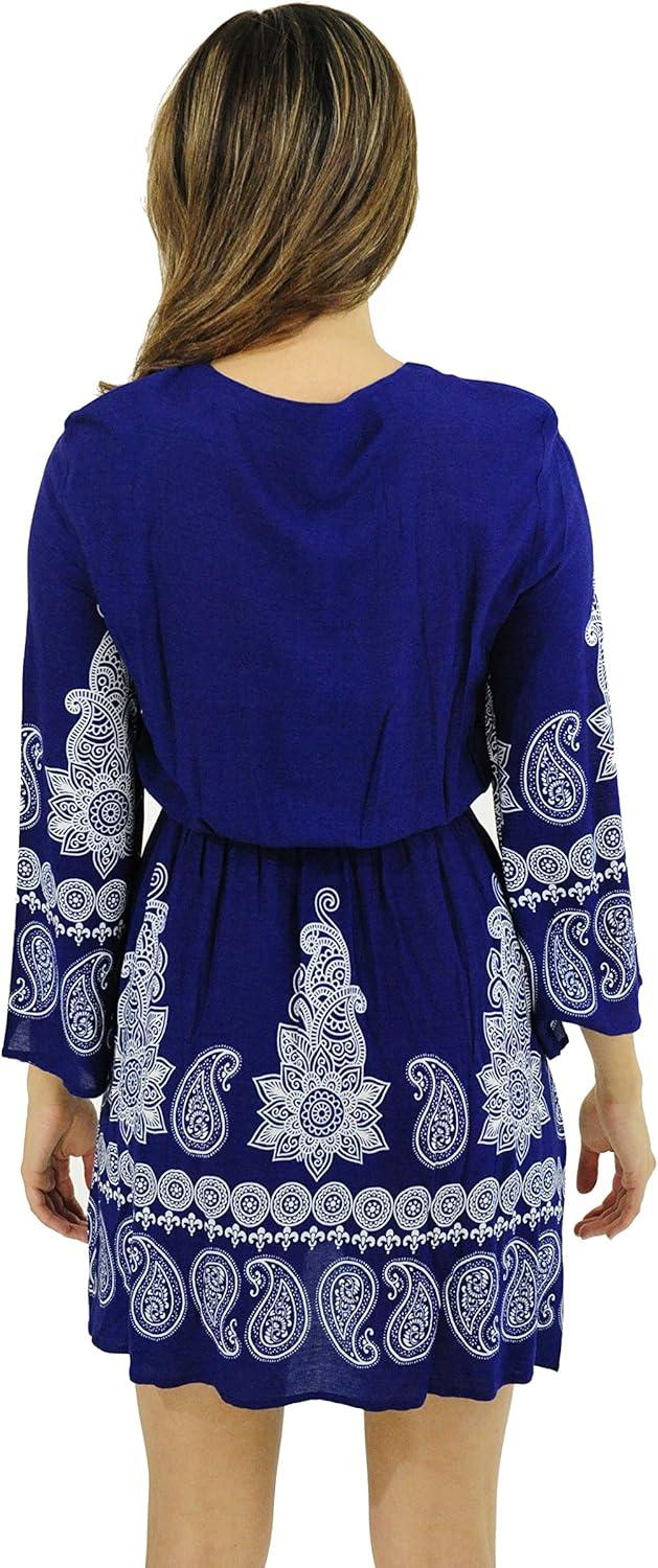 imageJust Love Rayon Short Dress Summer Dresses for WomenNavy Cream