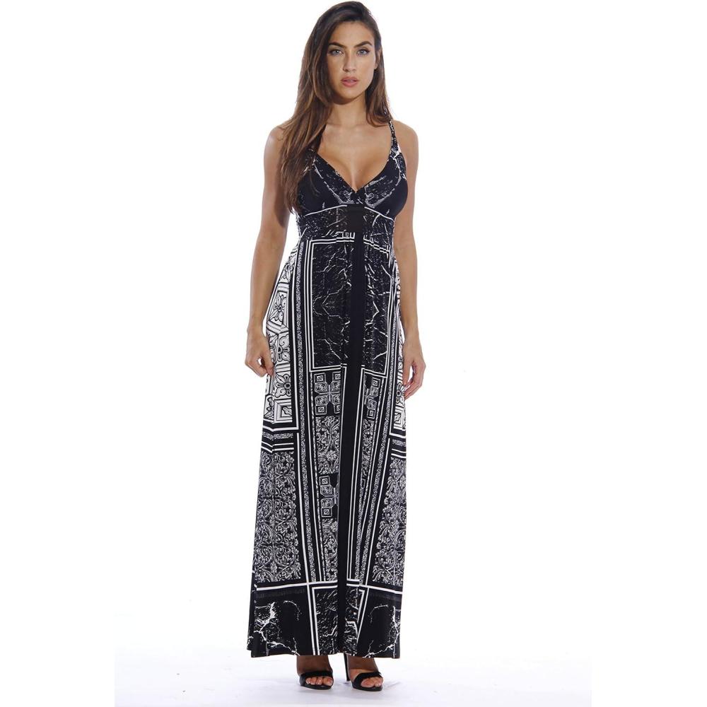 imageJust Love Maxi Dresses for Women Summer DressesBeautiful Black Marble