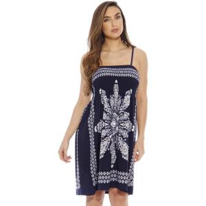 Just Love Summer Dresses for Women – Petite to Plus Size Fit – Sundresses(Navy Short Dress)