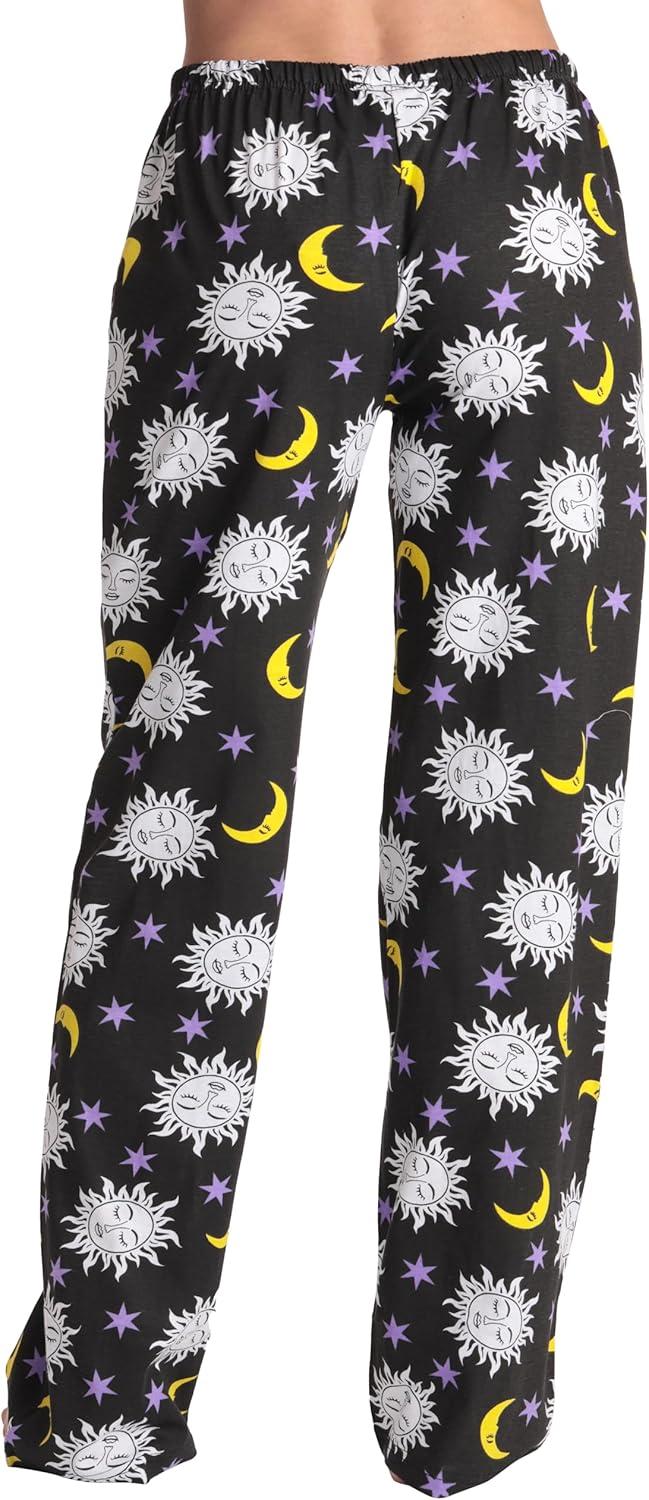 imageJust Love Women Buffalo Plaid Pajama Pants SleepwearBlack Astro Moon Sky
