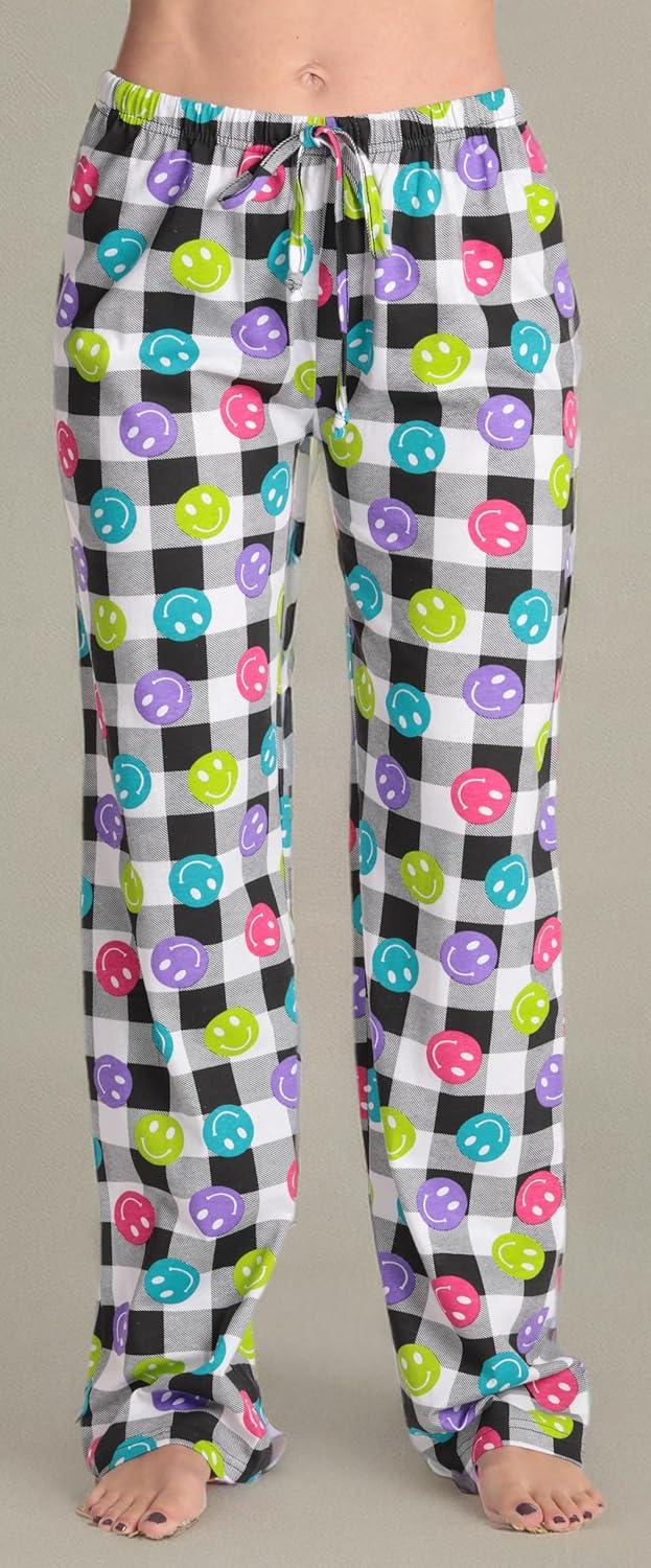 imageJust Love Women Buffalo Plaid Pajama Pants SleepwearMulti Buffalo Plaid Smiley
