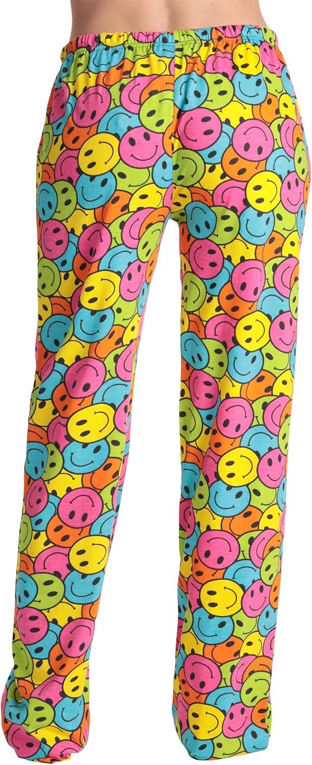 imageJust Love Women Buffalo Plaid Pajama Pants SleepwearMulti Tossed Smiley