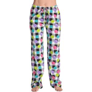 Just Love Women Buffalo Plaid Pajama Pants Sleepwear(Multi – Buffalo Plaid Smiley)