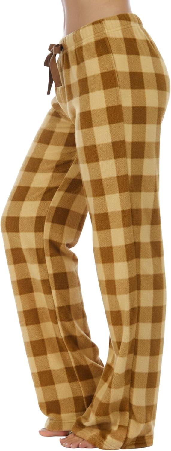 imageJust Love Women Plush Pajama Pants Buffalo PlaidBuffalo Plaid Suede